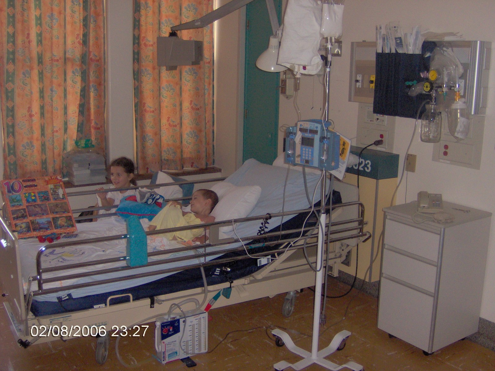 David in hospital — the moment that made Canada the only option